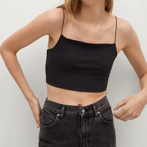MANGO Spaghetti strap top - NWT (L)